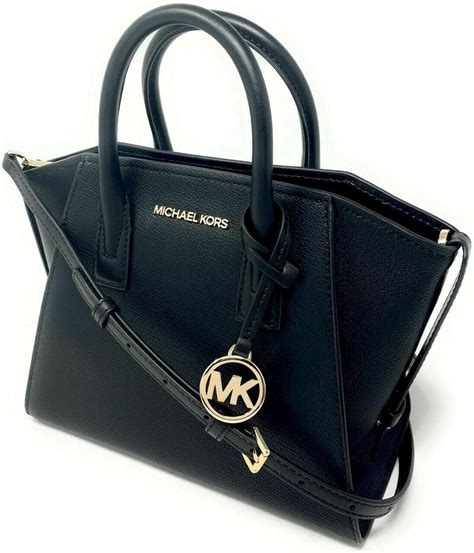 michael kors avril small top zip satchel|Avril Small Leather Top.